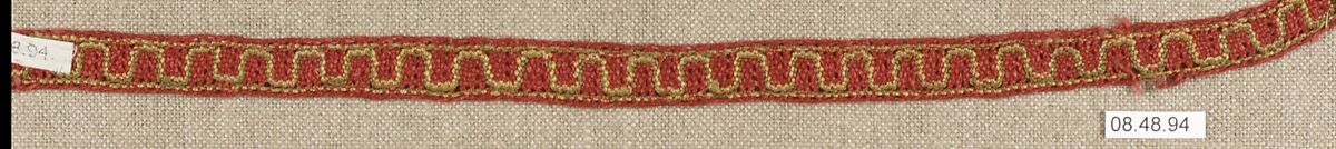 Insertion, Silk, bobbin lace, Hungarian-Slovak