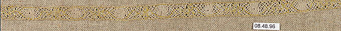 Insertion, Silk, bobbin lace, Hungarian-Slovak 