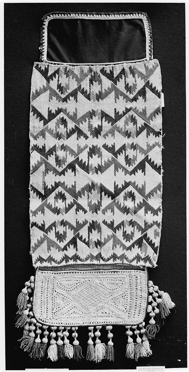 Apron, Wool and metal thread, Hungarian-Slovak