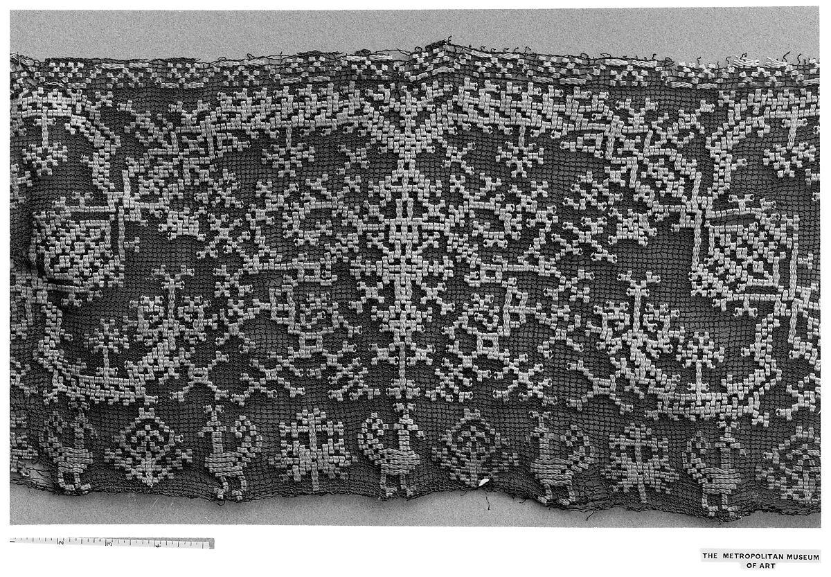 Fragment, Embroidered net, buratto, punto à rammendo, Italian