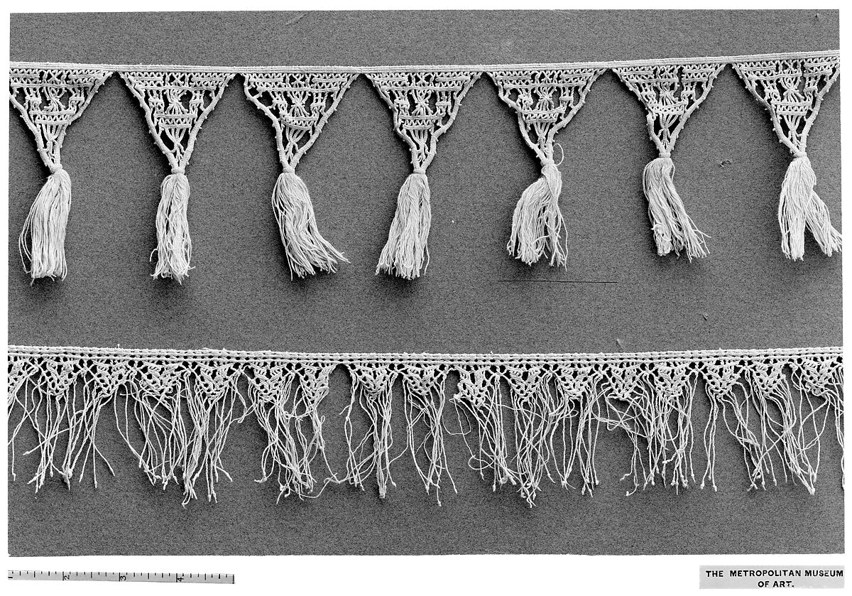 Edging, Macrame, Italian