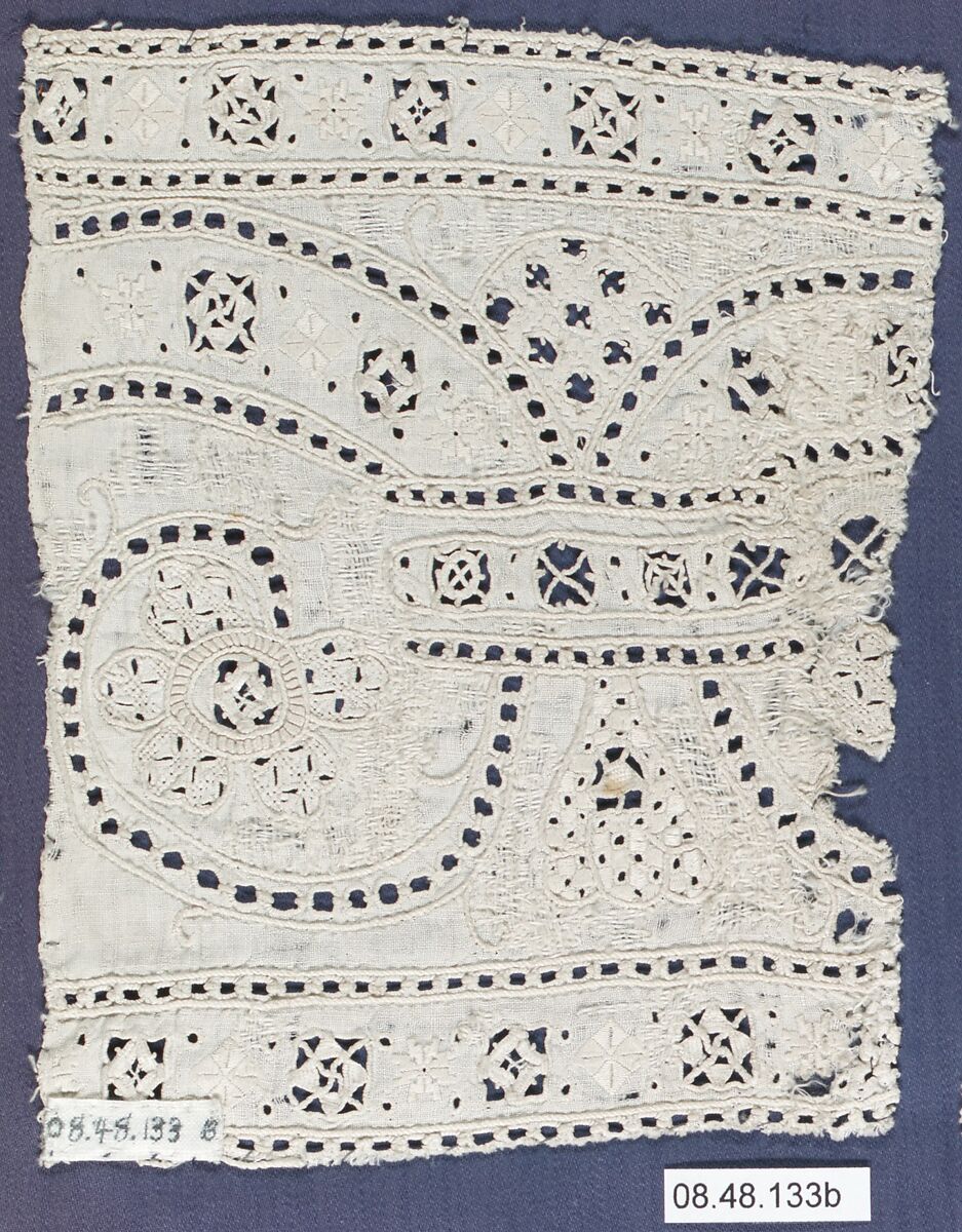 Fragment, Cutwork, Italian