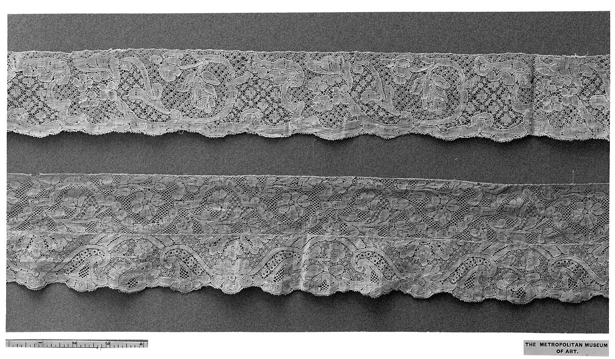 Border, Bobbin lace, Flemish, Mechlin