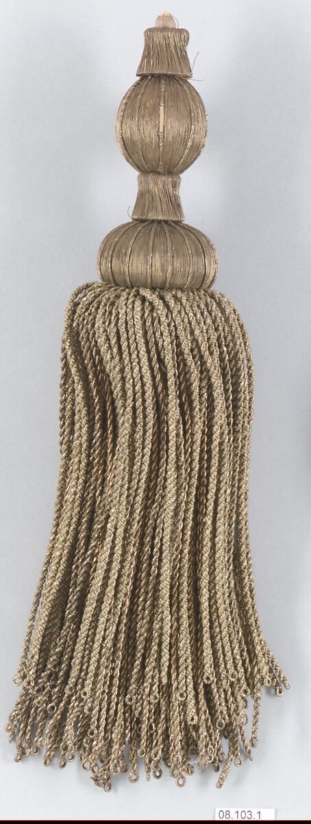 Tassel, Metal thread, French 