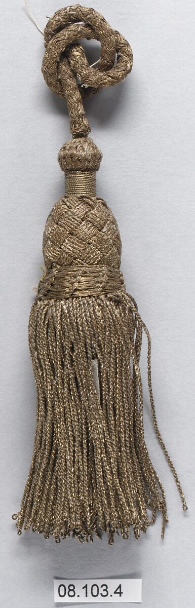 Tassel, Metal thread, French 