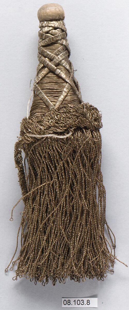 Tassel, Metal thread, French 