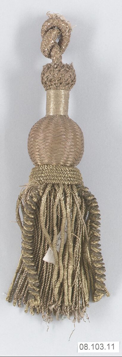 Tassel, Metal thread, French 