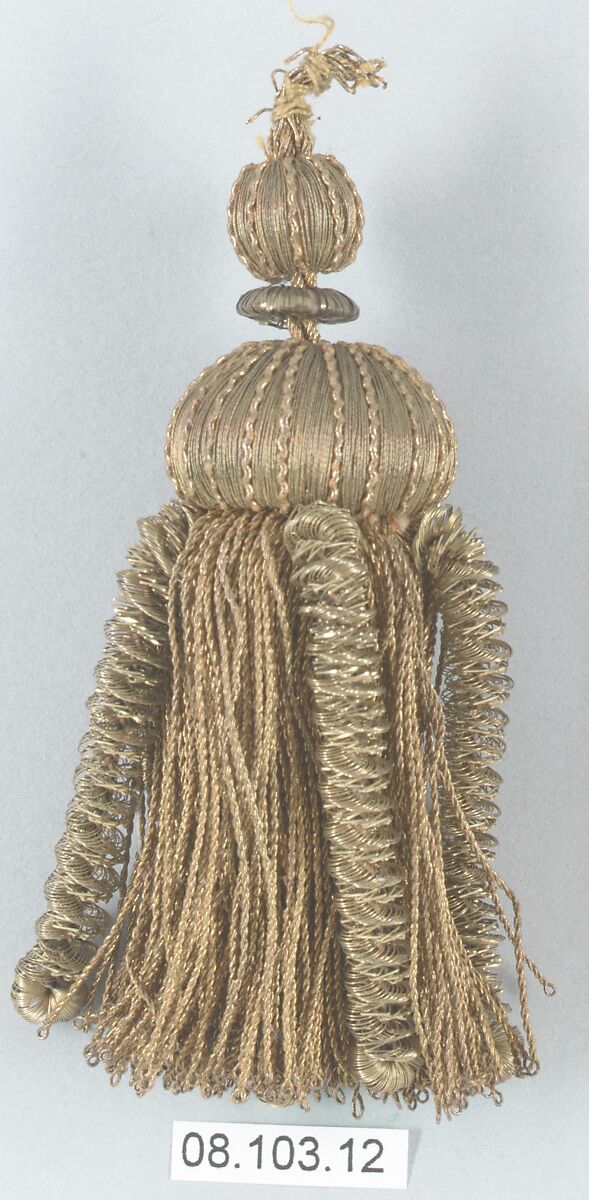 Tassel, Metal thread, French 