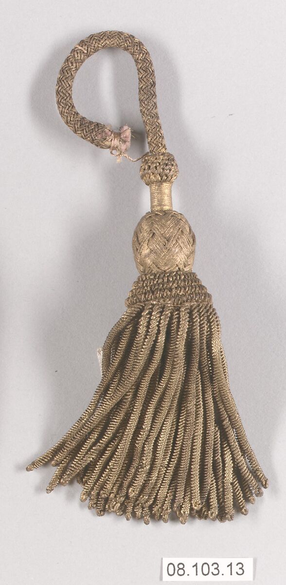 Tassel, Metal thread, French 