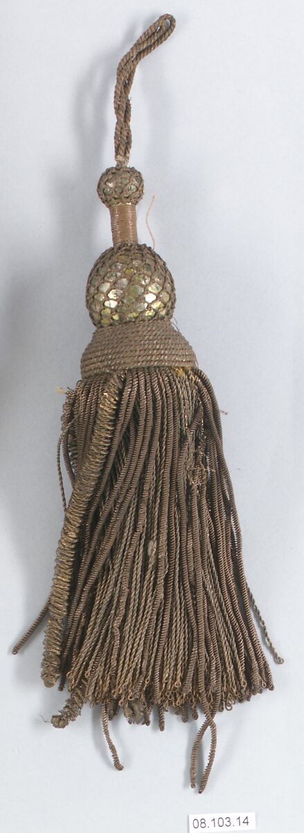 Tassel, Metal thread, French 