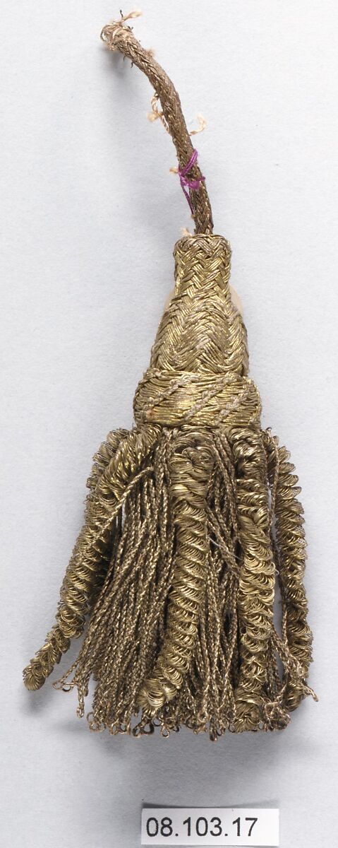 Tassel, Metal thread, French 