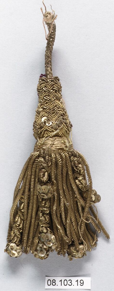 Tassel, Metal thread, French 