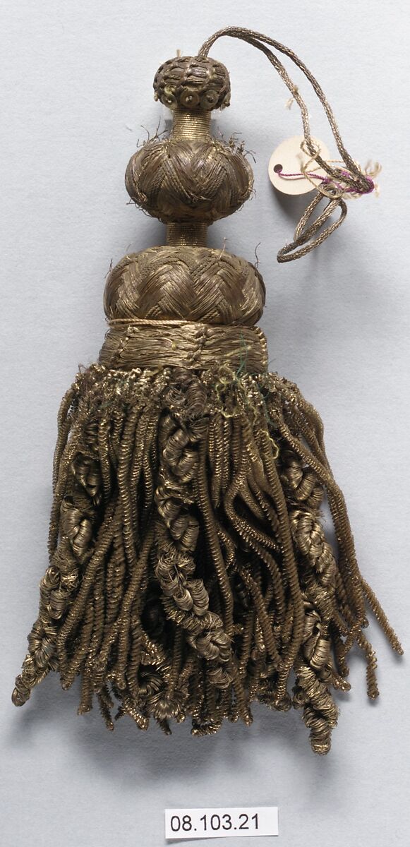 Tassel, Metal thread, French 