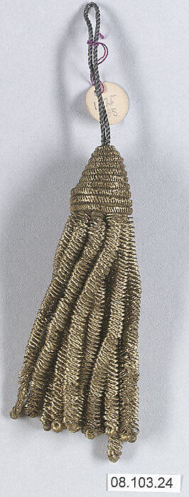 Tassel, Metal thread, French 