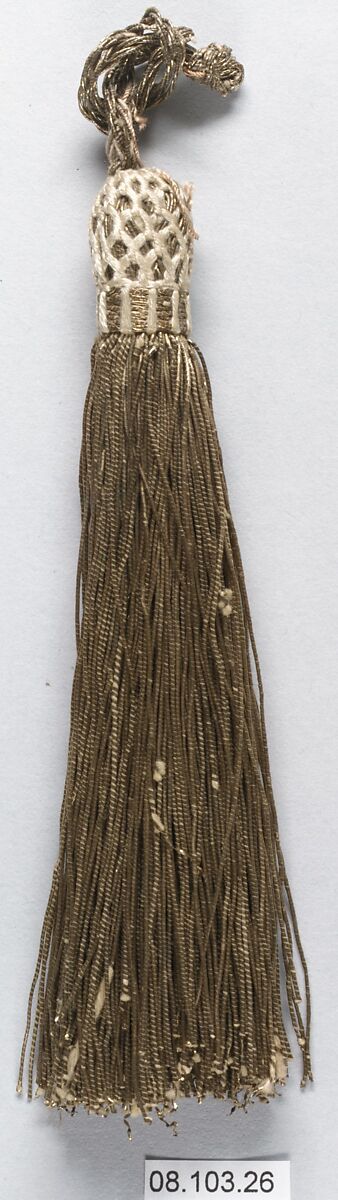 Tassel, Metal thread, French 