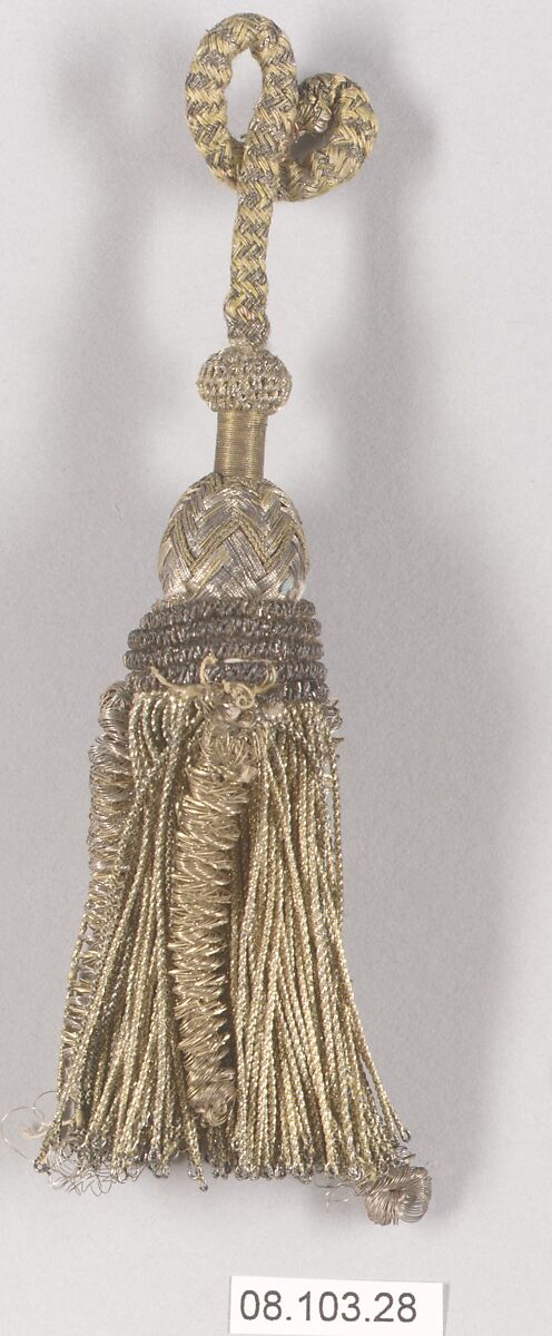 Tassel, Metal thread, French 