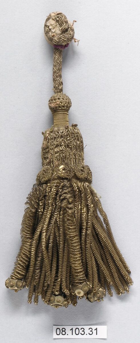 Tassel, Metal thread, French 