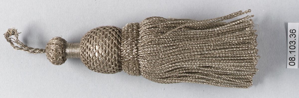 Tassel, Metal thread, French 