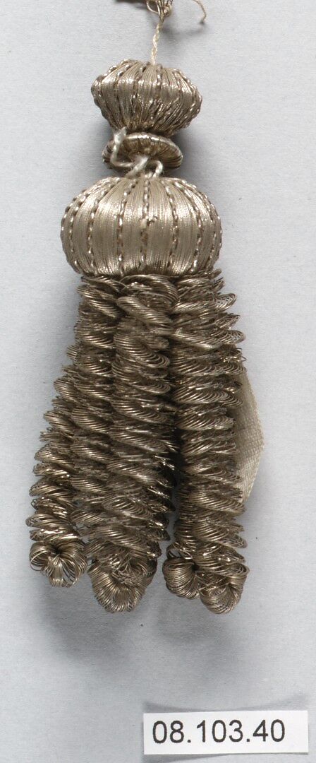 Tassel, Metal thread, French 