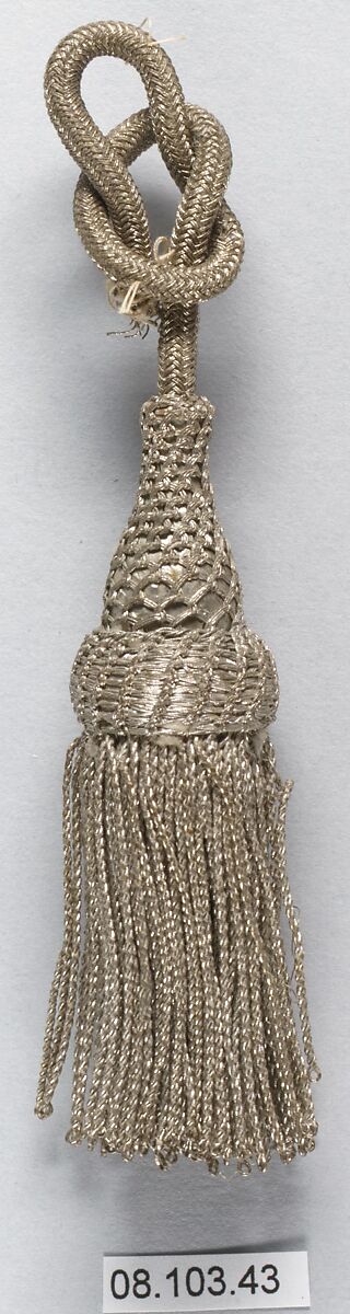 Tassel, Metal thread, French 