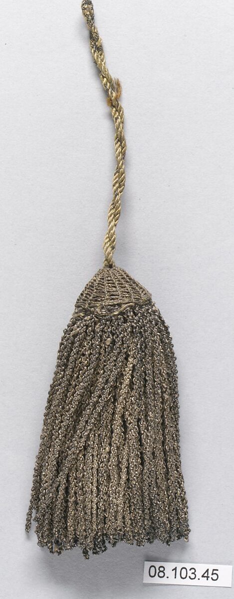 Tassel, Metal thread, French 