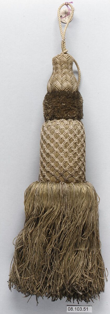 Tassel, Silk and chenille, French 
