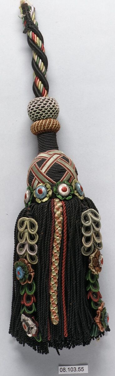 Tassel, Cotton and silk, French 