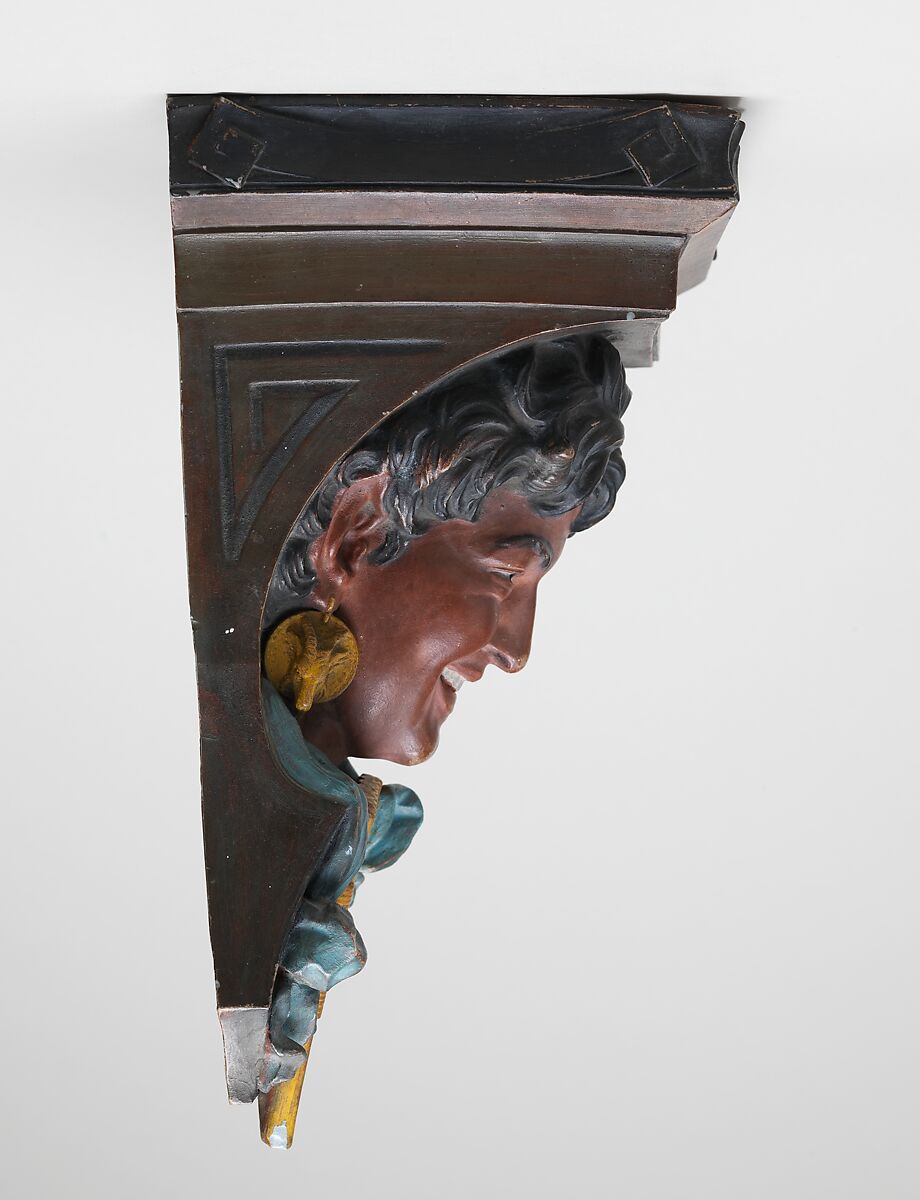 Bracket, Ott and Brewer (American, Trenton, New Jersey, 1871–1893), colored parian porcelain, American