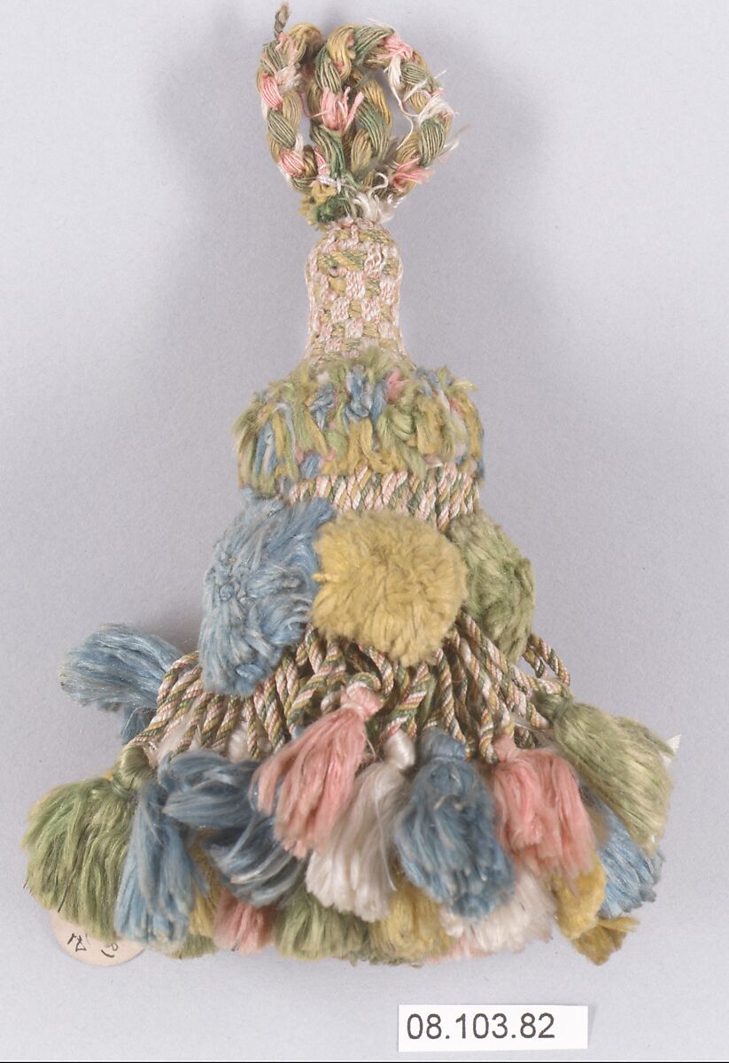 Tassel, Silk and cotton, French 