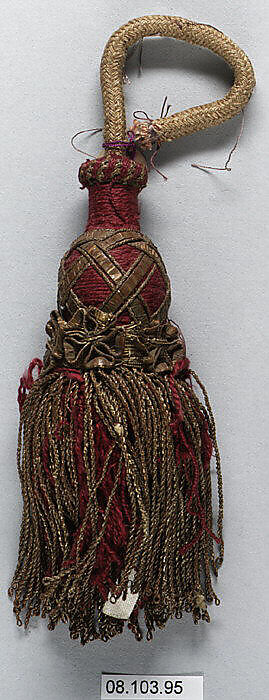 Tassel, Silk and metal thread, French