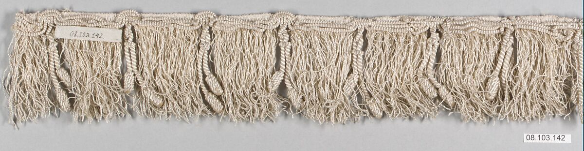 Fringe, Silk, probably European 