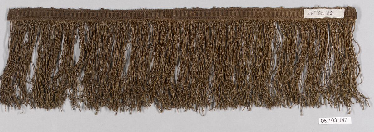 Fringe, Silk, probably European 