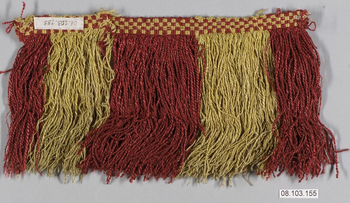 Fringe, Silk, probably European 