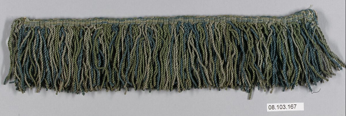 Fringe, Cotton, probably European 