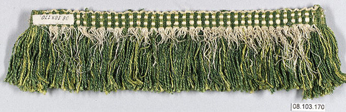 Fringe, Silk, probably European 