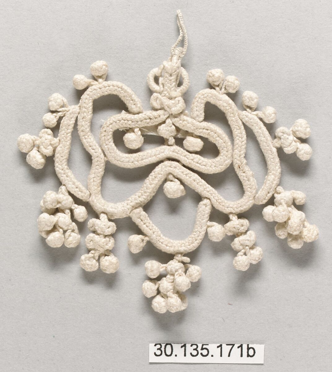 Fringe, Silk and metal thread, probably European