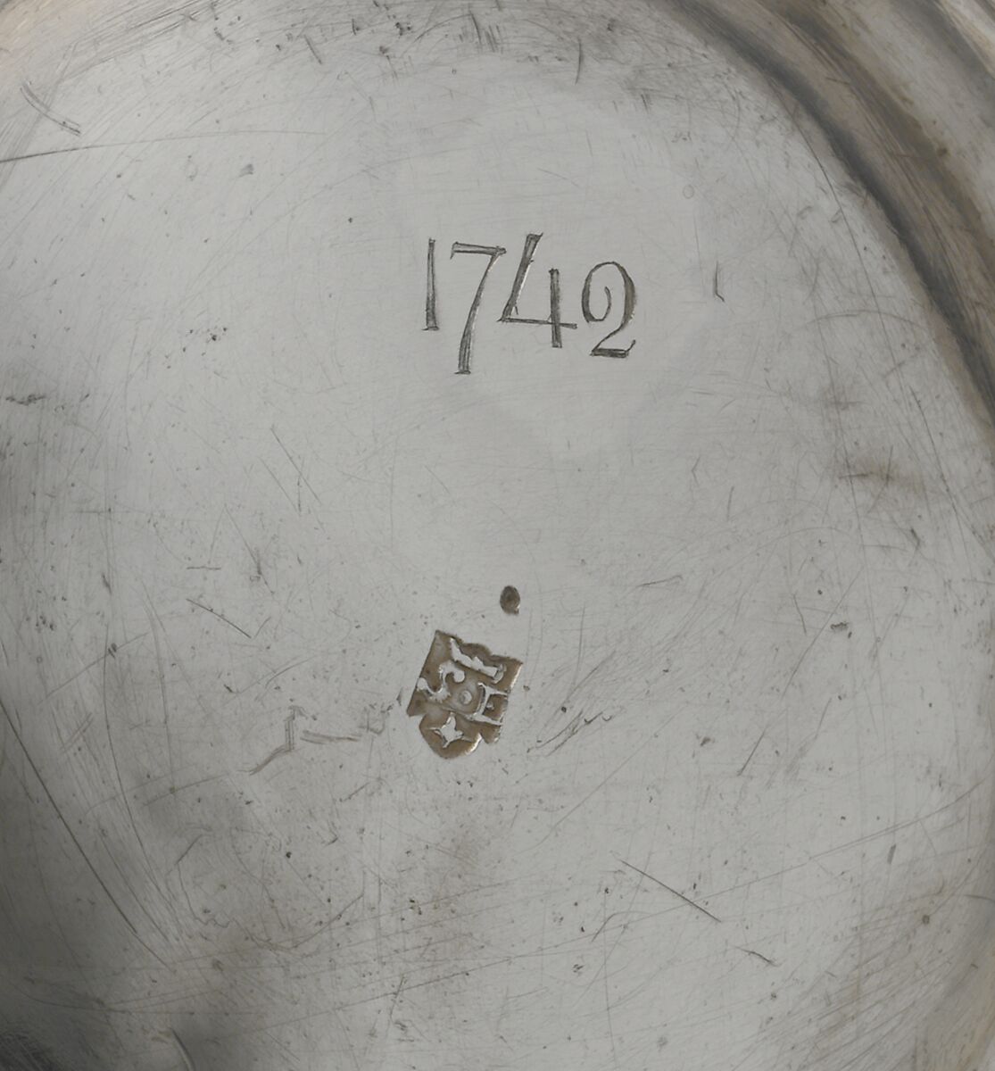 Coffeepot, Samuel Edwards (1705–1762), Silver, American