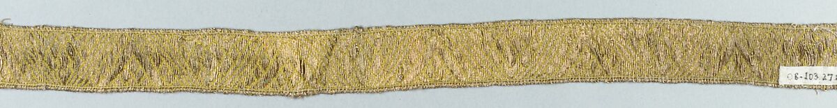 Galloon, Metal thread, Unknown 