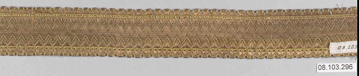 Galloon, Metal thread, Unknown 