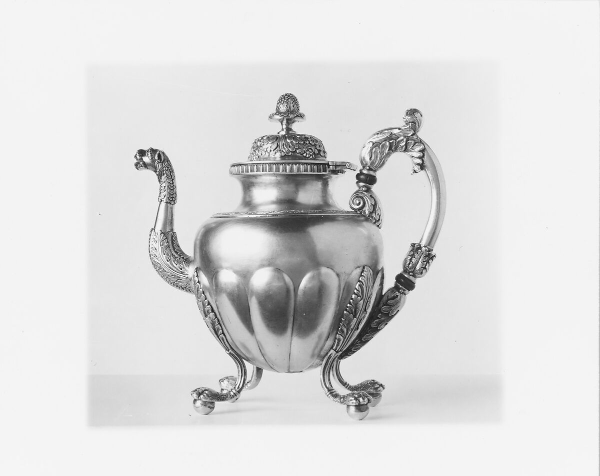 Teapot, Garrett Eoff (1779–1845), Silver, American 