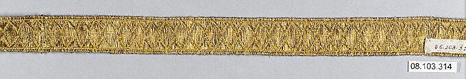 Galloon, Metal thread, Unknown 