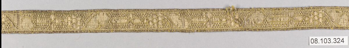 Galloon, Silk and metal thread, French 