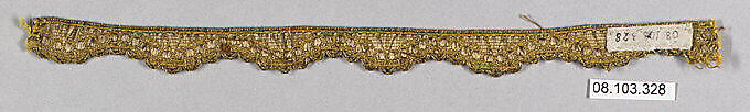 Galloon, Silk and metal thread, French 