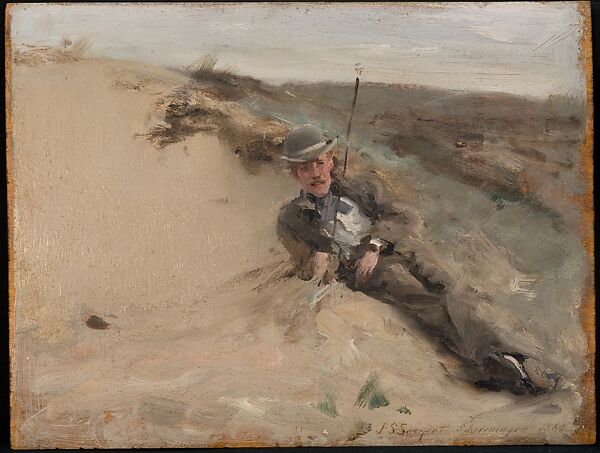 Ralph Wormeley Curtis, John Singer Sargent (American, Florence 1856–1925 London), Oil on Panel, American 