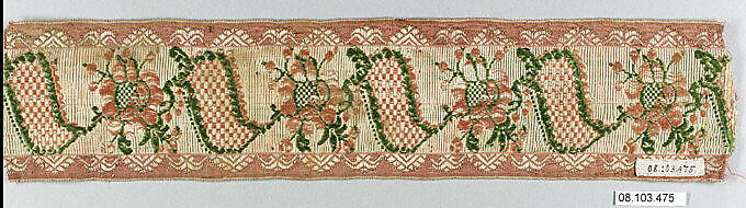 Galloon, Silk, possibly German 