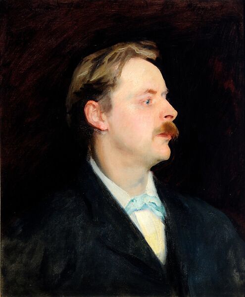 Edmund Gosse, John Singer Sargent (American, Florence 1856–1925 London), Oil on canvas, American 