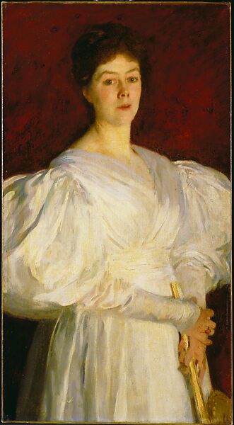 Mrs. Frederick Barnard, John Singer Sargent (American, Florence 1856–1925 London), Oil on canvas, American 