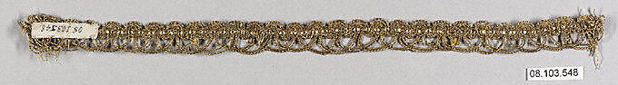 Galloon, Metal thread, French 