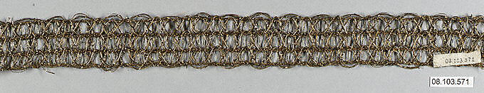 Galloon, Metal thread, French 