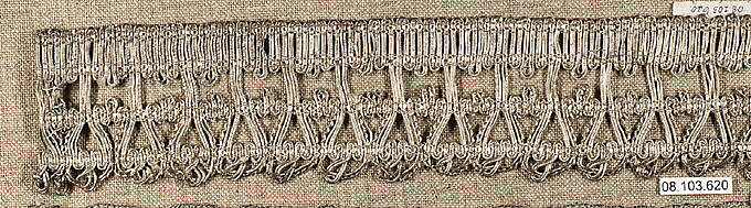 Galloon, Metal thread, French or Italian